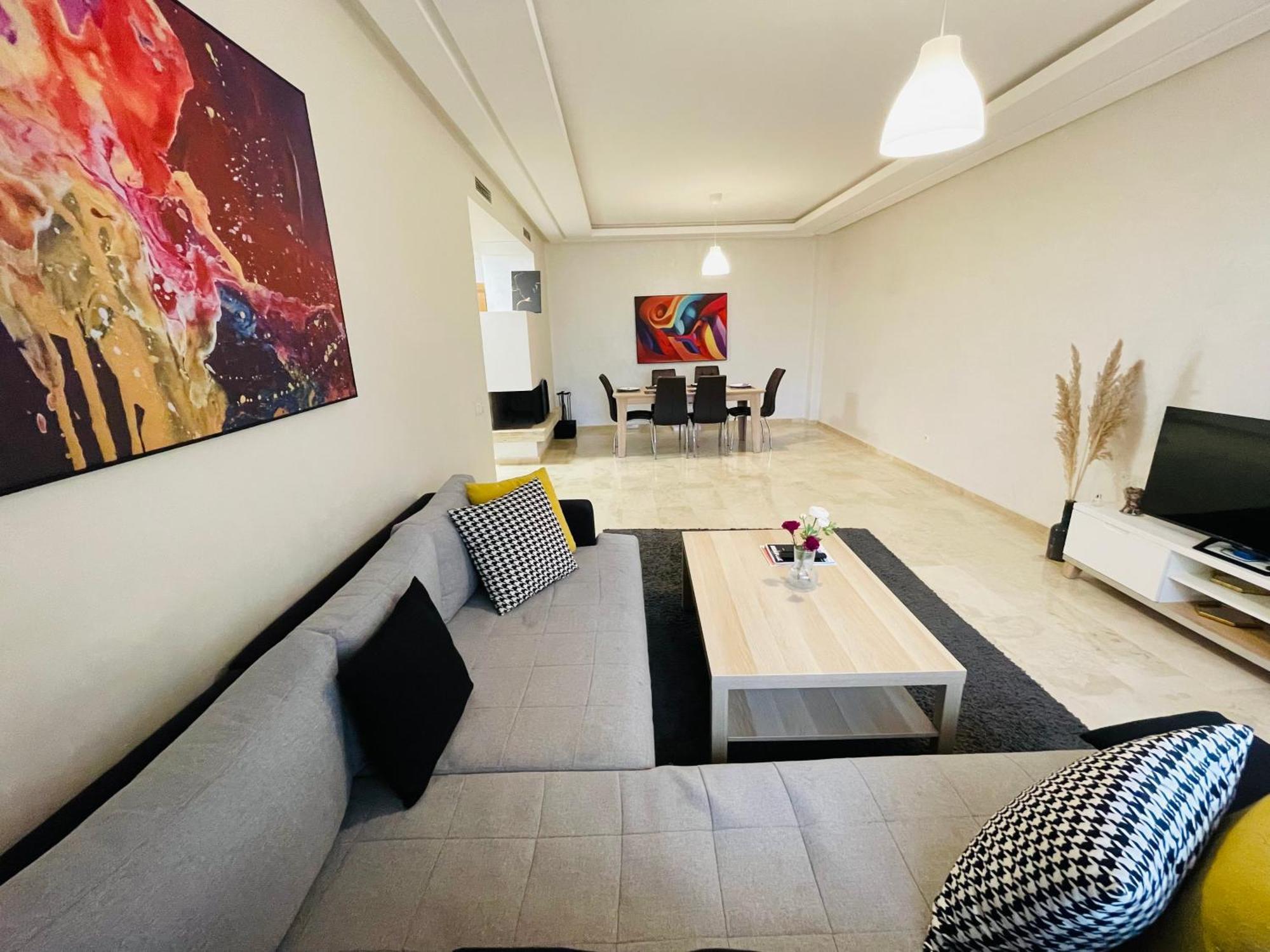 Chic & Cosy Flat Near Airport Lockbox Fast Wifi Apartment Nouaceur Exterior photo